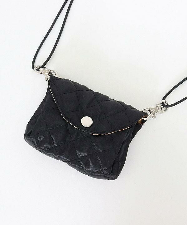 GLIMCLAP グリムクラップ Two pockets design mini bag-Mini diamond