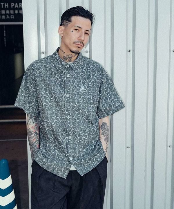 SUBCIETY サブサエティ Paisley square shirt