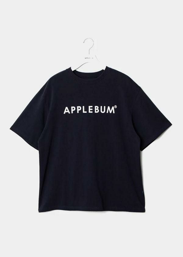 APPLEBUM アップルバム “APPLEBUM” T-shirt 12oz -NAVY-