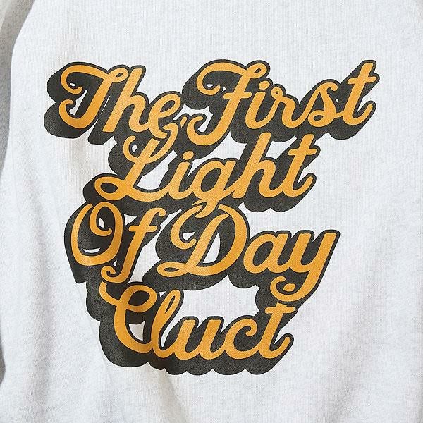 CLUCT クラクト THE FIRST LIGHT OF DAY[CREW SWEAT]