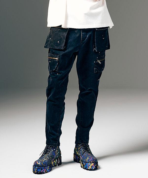 glamb グラム Snow Wash Cargo Pants