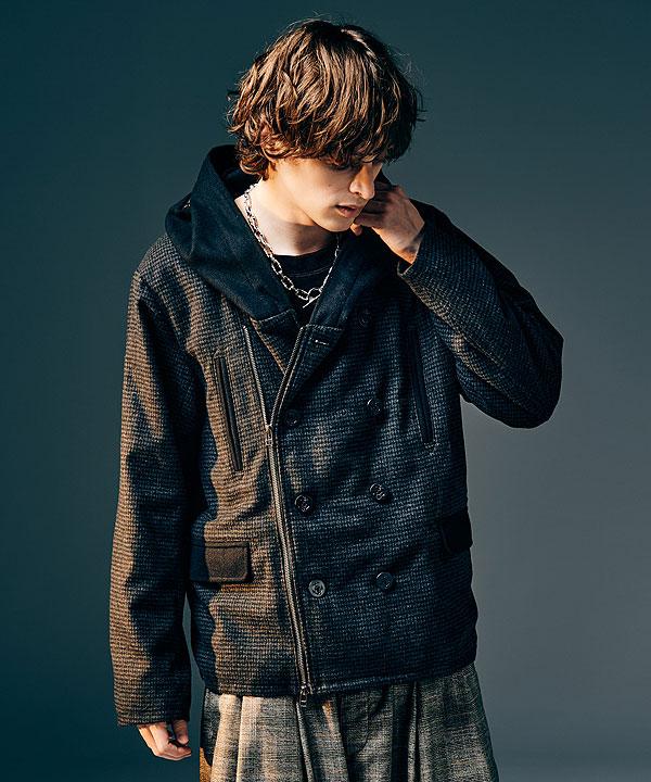 美品 ＸＬ glamb Ｐコート グラム glamb（グラム）の「Stretch P-coat（ピーコート）」 - WEAR