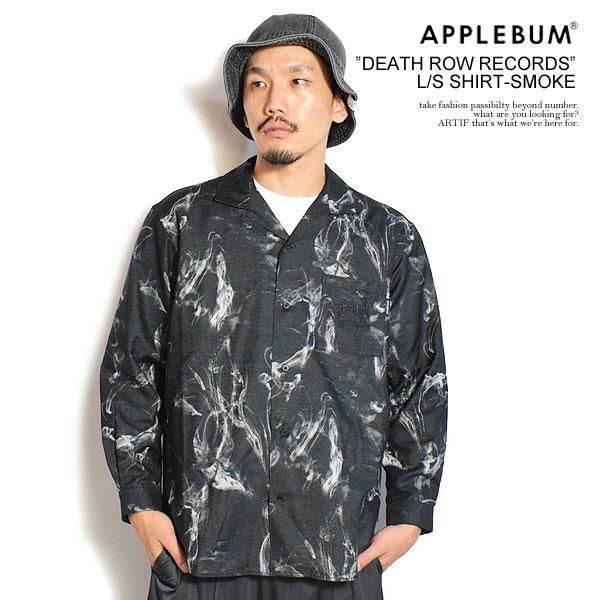 APPLEBUM アップルバム “DEATH ROW RECORDS” L/S SHIRT-SMOKE