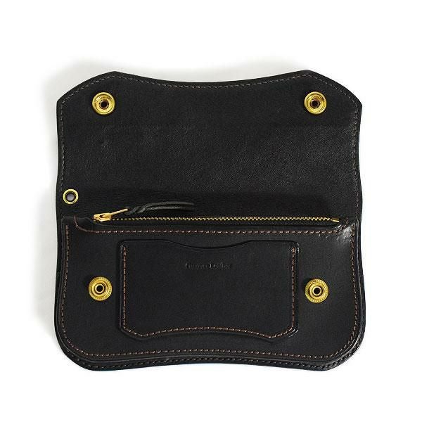 GROOVER LEATHER グルーバーレザー トラッカーウォレット -BLACK-