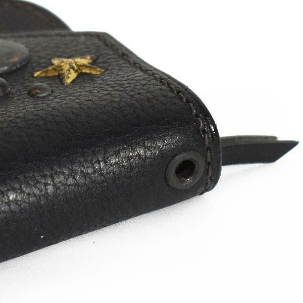 GROOVER LEATHER グルーバーレザー トラッカーウォレット -BLACK-