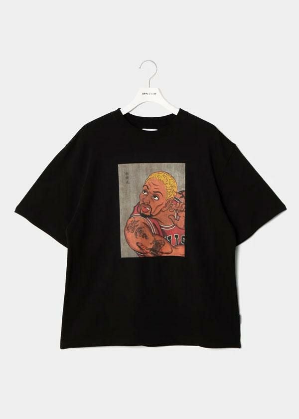 APPLEBUM アップルバム “WORM” 浮世絵 T-shirt 12oz -BLACK-