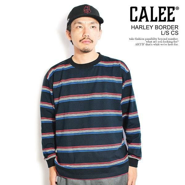 CALEE キャリー HARLEY BORDER L/S CS