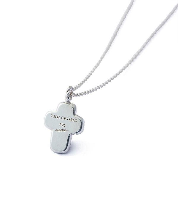 CRIMIE クライミー STONE CROSS SILVER NECKLACE
