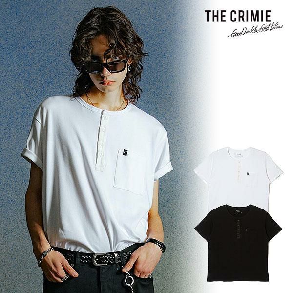 CRIMIE クライミー EDDIE SHORT LENGTH HENRY NECK T SHIRT