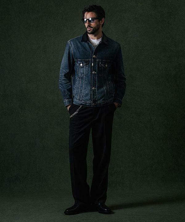 CRIMIE クライミー BORN FREE GARAGE USED SELVEDGE STRETCH DENIM JACKET