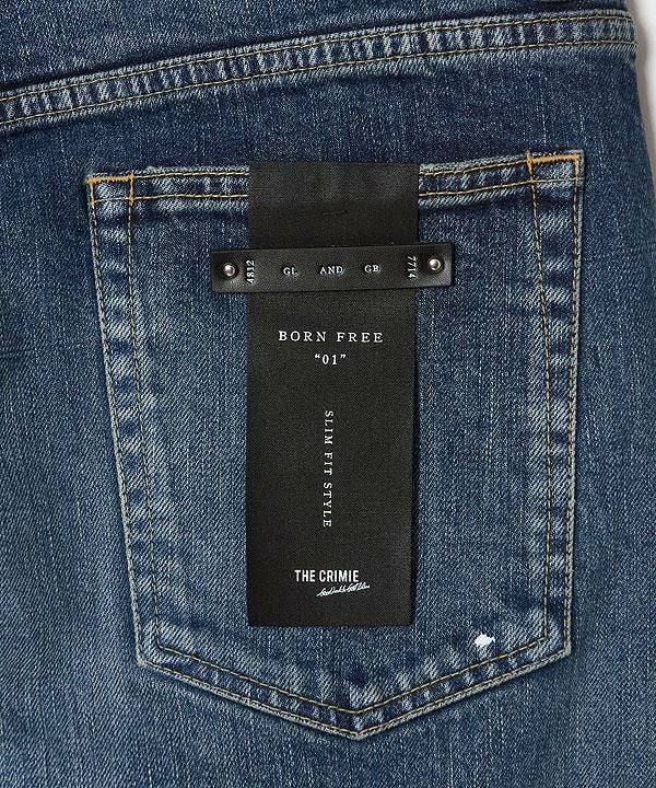 CRIMIE クライミー BORN FREE 1 SLIM STYLE GARAGE USED SELVEDGE