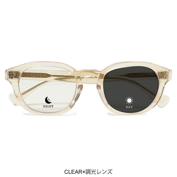 THE CRIMIE Day and Night 調光サングラス クリアフレーム CRIMIE クライミー MIKE BIKER SHADE PHOTOCHROMIC LENS SUNGLASSES(調