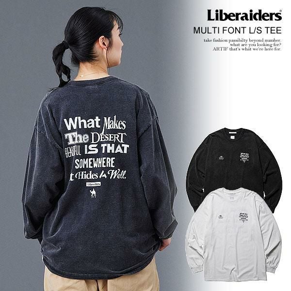 Liberaiders リベレイダース MULTI FONT L/S TEE | ARTIF [ストリート