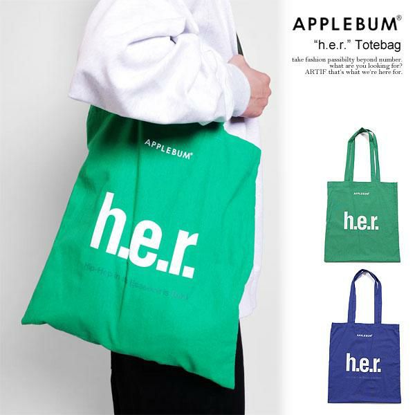 APPLEBUM 68&BROTHERS Totebag アップルバム APPLEBUM アップルバム “h.e.r.” Totebag