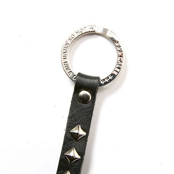 CALEE キャリー STUDS LEATHER KEY HOLDER
