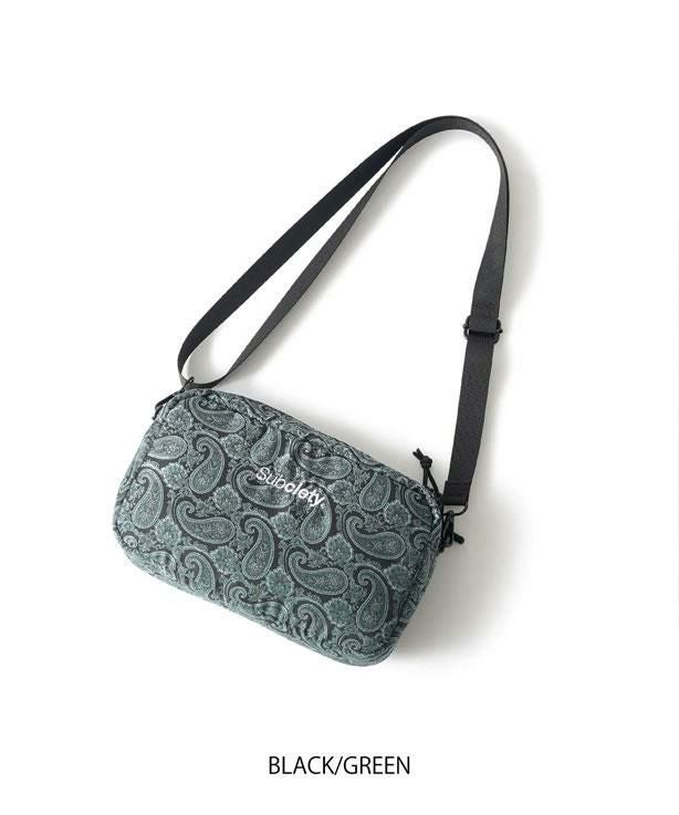 SUBCIETY サブサエティ Paisley jacquard shoulder bag