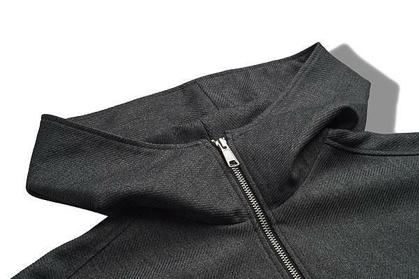 NO ID. BLACK ノーアイディー インバーテッドタックフーデッドコート