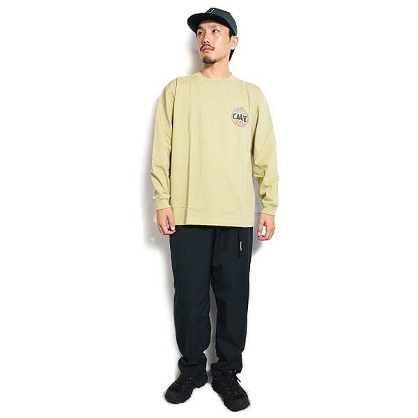 CALEE キャリー VINTAGE TYPE CIRCLE LOGO L/S TEE