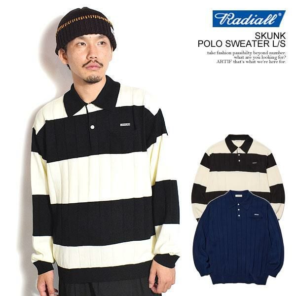 30％OFF SALE セール RADIALL ラディアル SKUNK - POLO SWEATER L/S