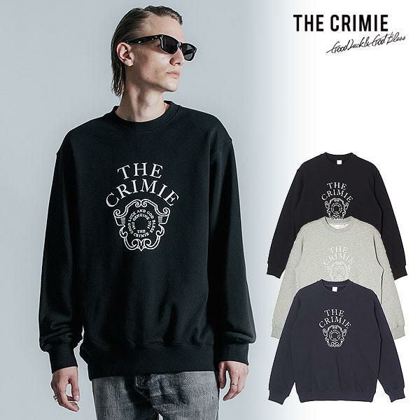 CRIMIE クライミー EMBLEM LOGO CREW NECK SWEAT