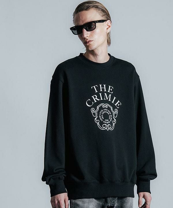 CRIMIE クライミー EMBLEM LOGO CREW NECK SWEAT
