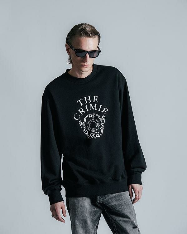 CRIMIE クライミー EMBLEM LOGO CREW NECK SWEAT