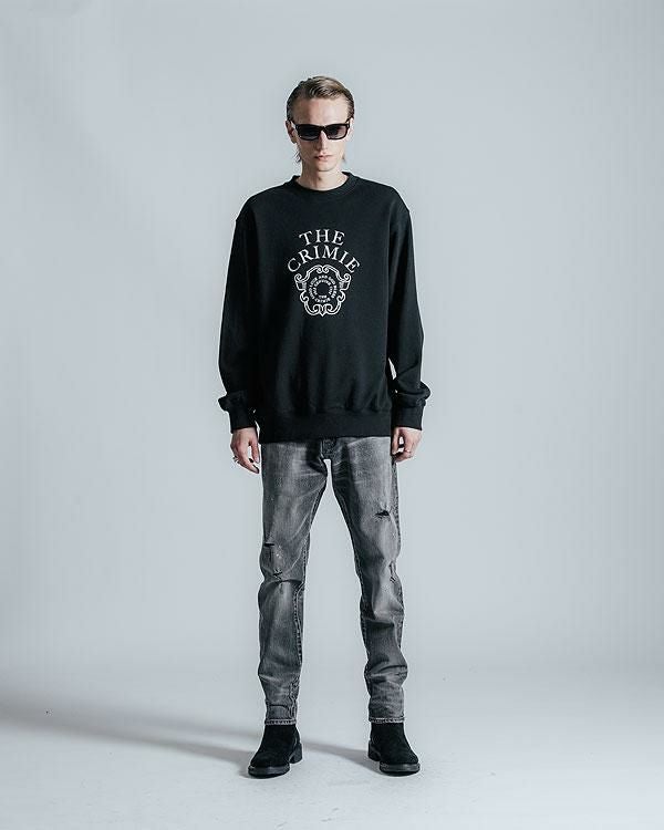 CRIMIE クライミー EMBLEM LOGO CREW NECK SWEAT