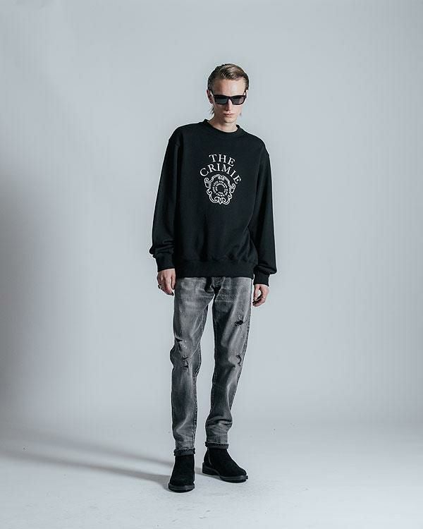 CRIMIE クライミー EMBLEM LOGO CREW NECK SWEAT
