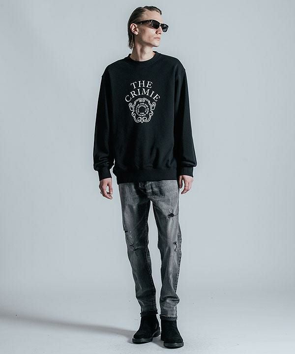 CRIMIE クライミー EMBLEM LOGO CREW NECK SWEAT