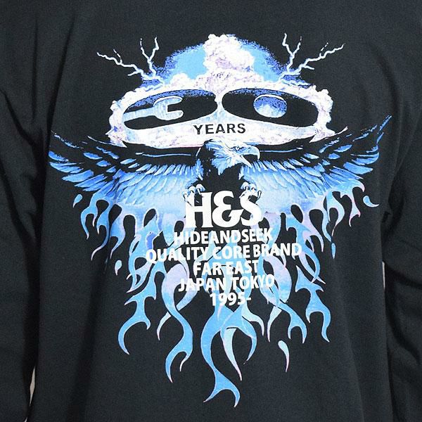 HIDE AND SEEK ハイドアンドシーク 30th L/S Tee