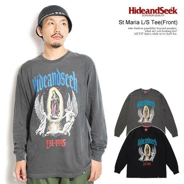 HIDE AND SEEK ハイドアンドシーク St Maria L/S Tee