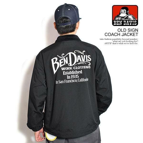 BEN DAVIS ベンデイビス OLD SIGN COACH JACKET
