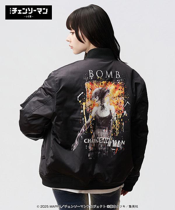 glamb×劇場版『チェンソーマン レゼ篇』glamb グラム Bomb Bomber Jacket
