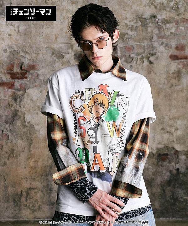 glamb×劇場版『チェンソーマン レゼ篇』glamb グラム Denji T-shirt 2