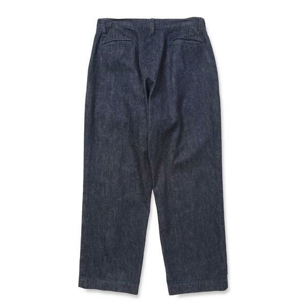 CALEE キャリー VINTAGE REPRODUCT DENIM TUCK TROUSERS -INDIGO-
