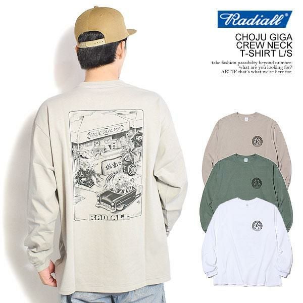 RADIALL ラディアル CHOJU GIGA - CREW NECK T-SHIRT L/S