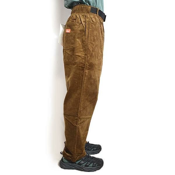 COOKMAN クックマン Chef Pants Semiwide Black Belt Corduroy Dark