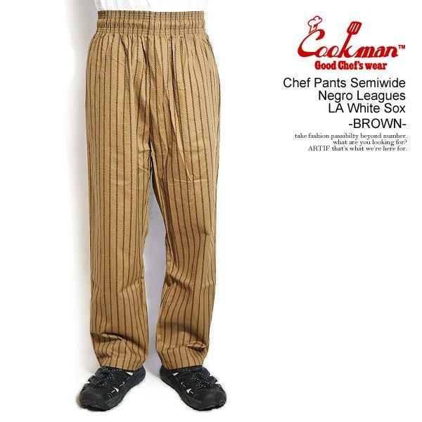 COOKMAN クックマン Chef Pants Semiwide Negro Leagues LA White Sox