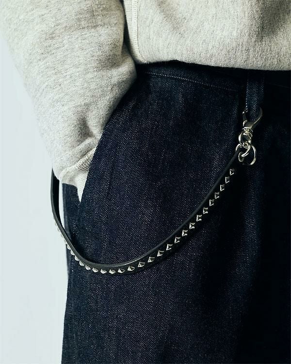 CALEE キャリー STUDS LEATHER WALLET CORD