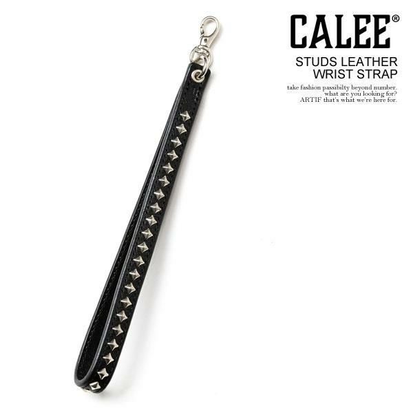 CALEE キャリー STUDS LEATHER WRIST STRAP