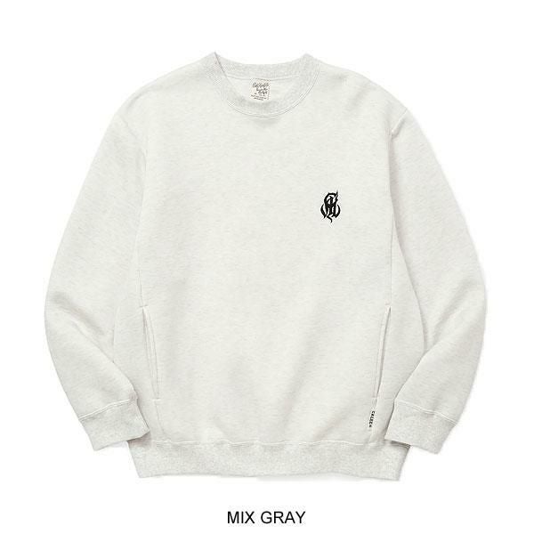 CALEE キャリー HIGH GAUGE DOUBLE KNIT CREW NECK SW