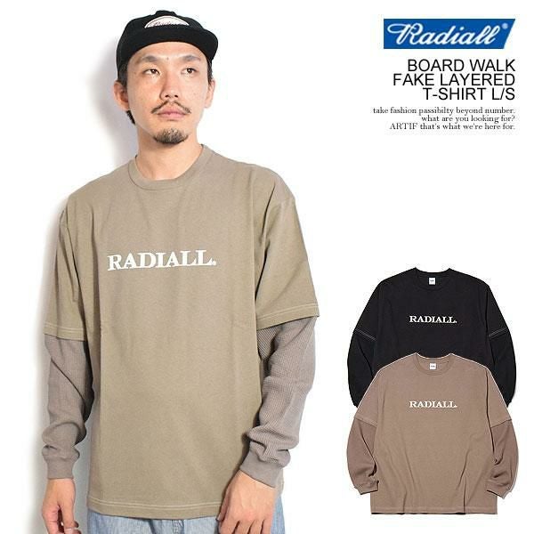 RADIALL ラディアル BOARD WALK - FAKE LAYERED T-SHIRT L/S RADIALL ラディアル BOARD WALK - FAKE LAYERED T-SHIRT L/S