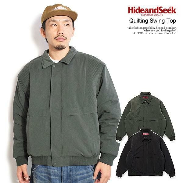 極美品 24AW HIDEANDSEEK キルティング チームジャケット ルード HIDE 