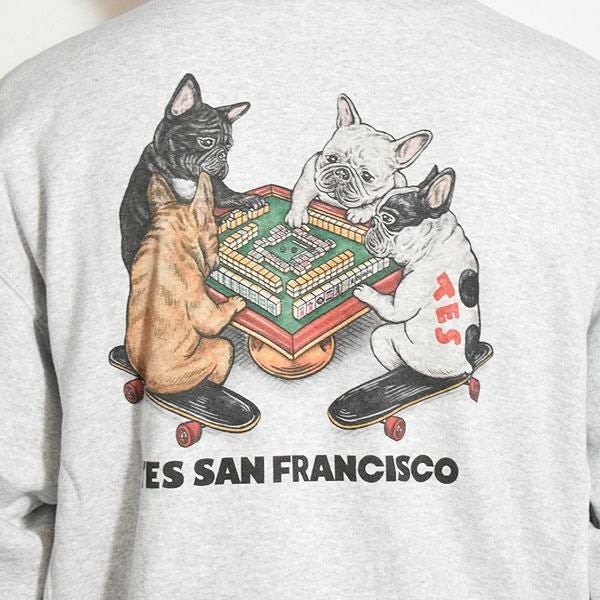 The Endless Summer エンドレスサマー TES YAKUMAN CN SWEAT -MIX GRAY-