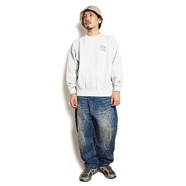 The Endless Summer エンドレスサマー TES YAKUMAN CN SWEAT -MIX GRAY-