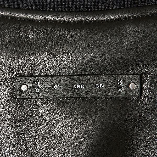 CRIMIE クライミー NYLON SLEEVE LEATHER MA1 JACKET