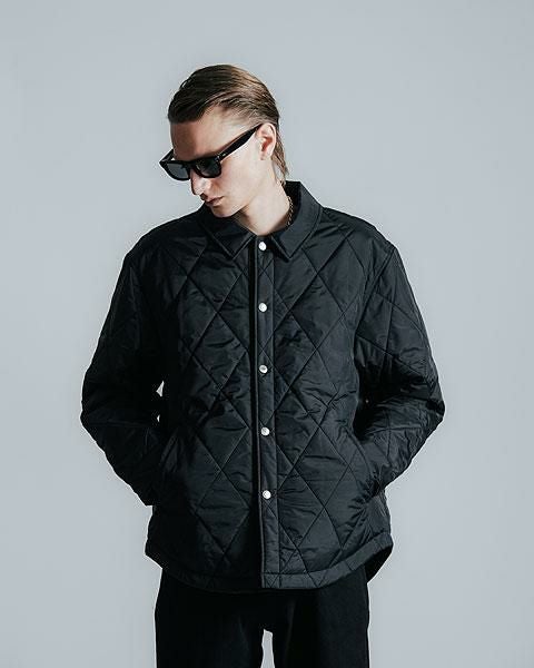 CRIMIE クライミー DIAMOND QUILT NYLON SHIRT JACKET