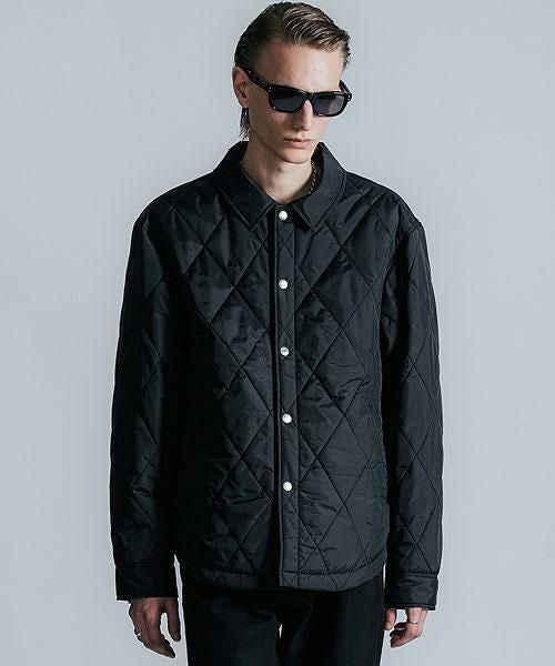 CRIMIE クライミー DIAMOND QUILT NYLON SHIRT JACKET