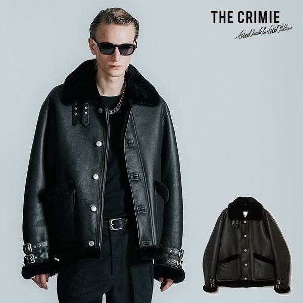 CRIMIE クライミー MOUTON LEATHER JACKET