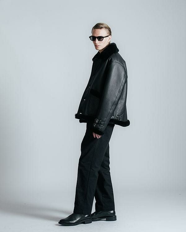 CRIMIE クライミー MOUTON LEATHER JACKET